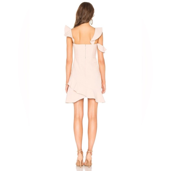 BCBG MAXAZRIA Malik Asymmetrical Ruffle Dress - Picture 5 of 15